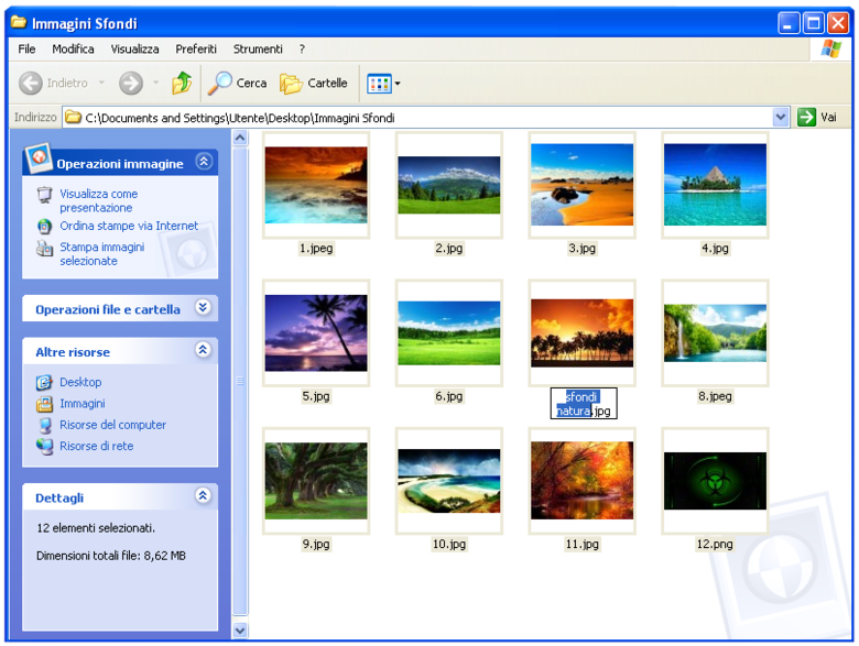 Come rinominare file multipli con Windows XP, Vista, 7